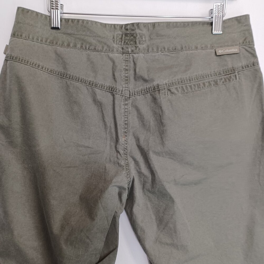 Columbia Shorts Green Cotton Bermuda‎ Hiking Womens 10 - Picture 6 of 11